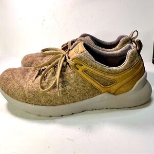 KEEN Highland Arway Wool Leather Sneaker Taupe/Plaza Taupe Men’s Shoes Size 9M